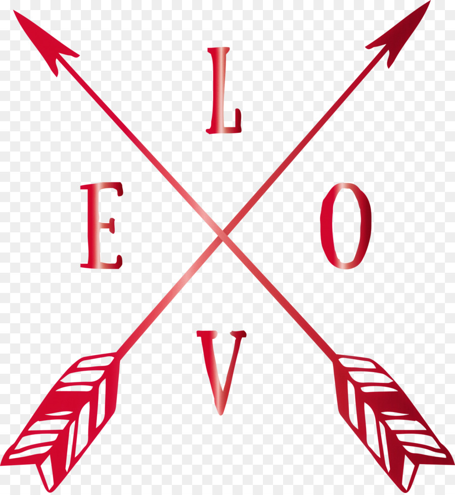 Love Cross arrow Cross arrow with Love Cute Arrow With Word
