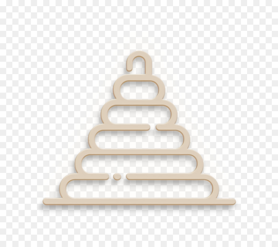 Pyramid icon Baby Shower icon Toy icon