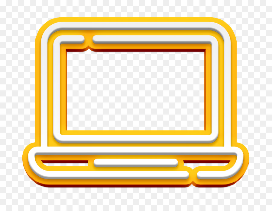 Laptop-Symbol Medientechnologie-Symbol - 