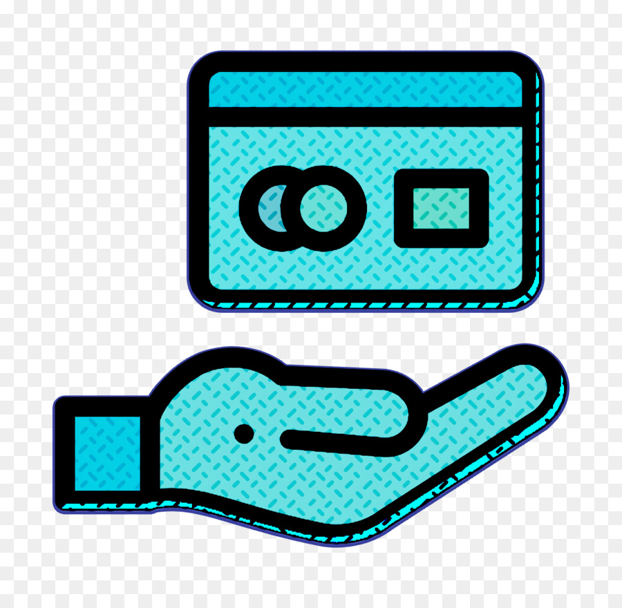 Icona di pagamento con carta di credito Icona di pagamento Icona dello shopping online - 