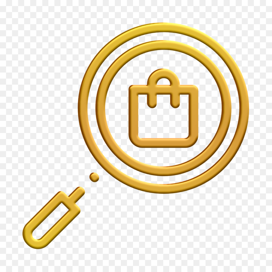 Suchsymbol Produktsymbol Online-Shopping-Symbol - 