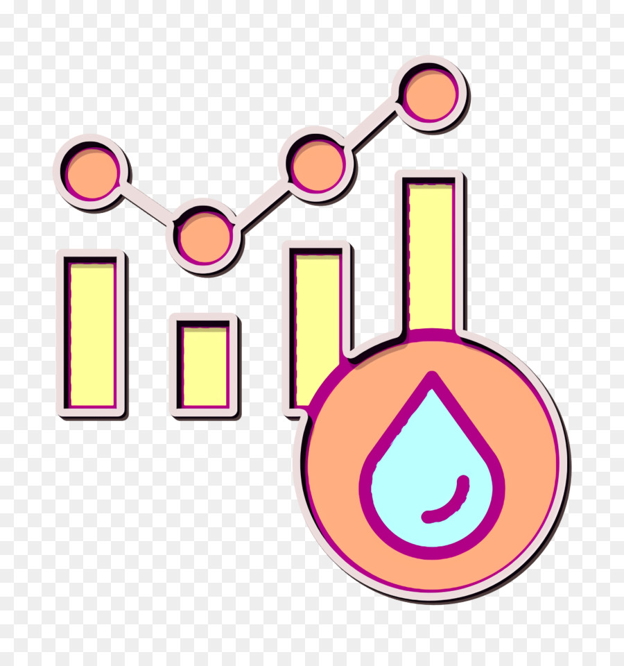 Analytics-Symbol Business- und Finanzsymbol Wassersymbol - 