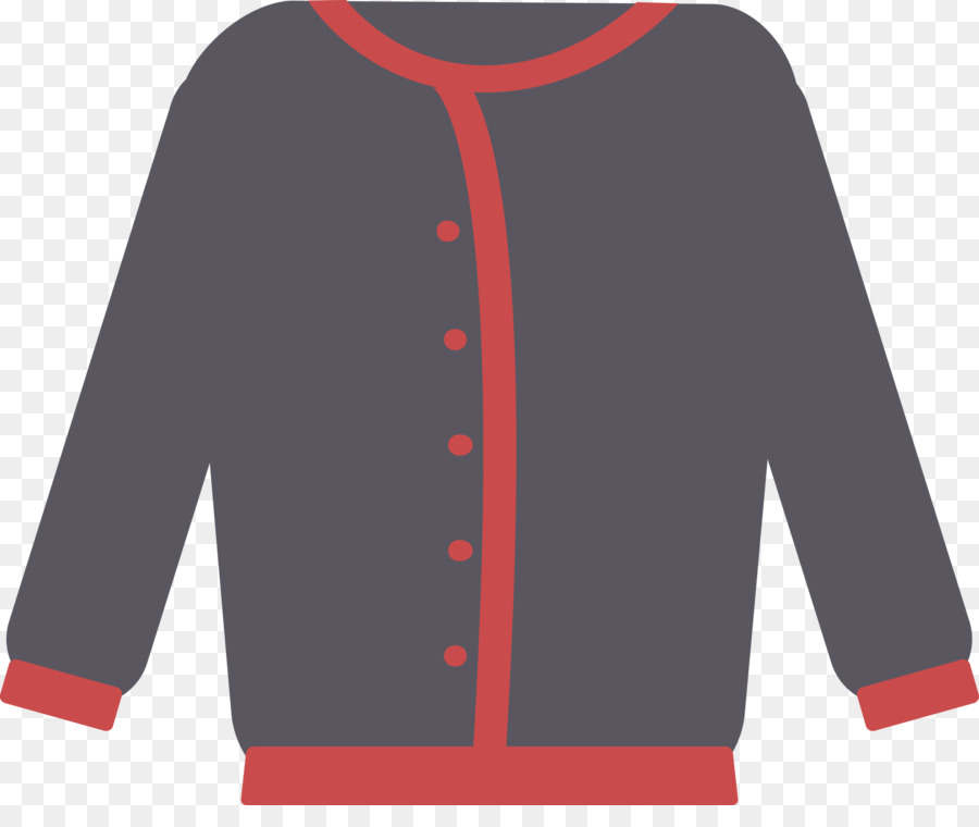 uniforme rossa del maglione del rivestimento della manica - 