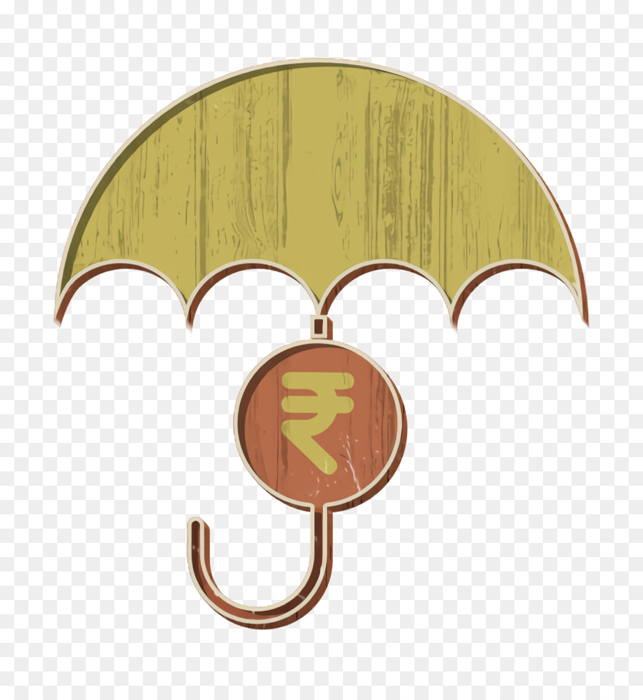 Icona di assicurazione Icona di affari e finanza Icona di rupia - 