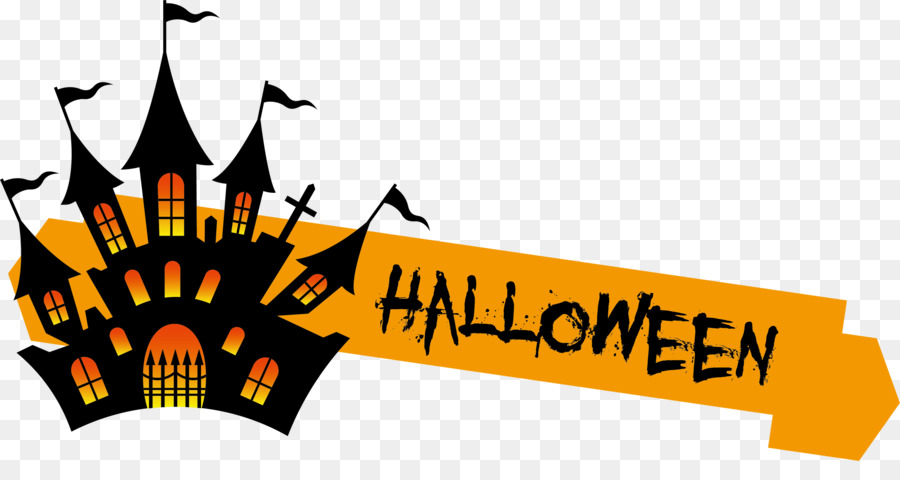 felice banner di halloween - 