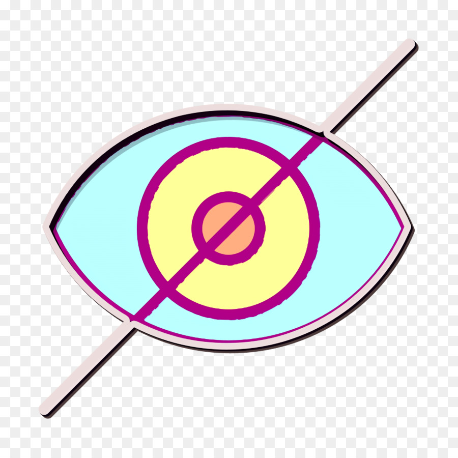 Grafikdesign-Symbol Symbol ausblenden Augensymbol - 