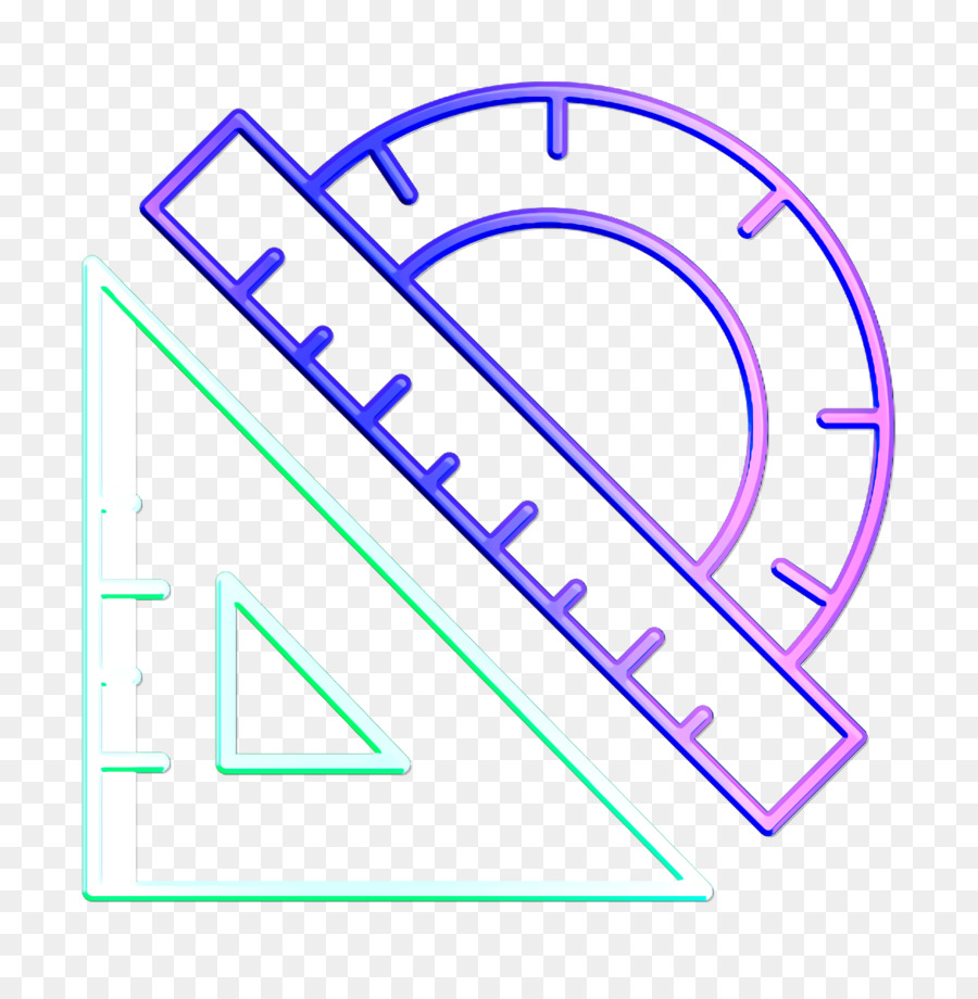 Winkelmesser-Symbol Grafikwerkzeug-Symbol Grafikdesign-Symbol - 