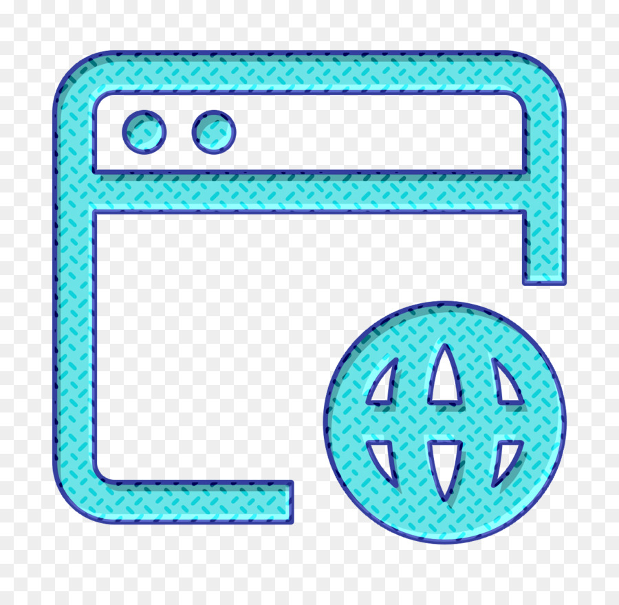 Website-Symbol Browsersymbol UI-UX-Schnittstellensymbol - 
