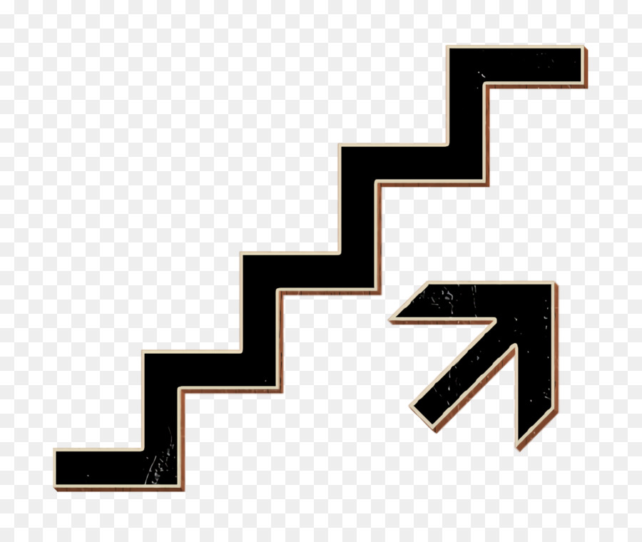 Biểu tượng tín hiệu cầu thang đi lên Tín hiệu Đặt biểu tượng Biểu tượng cầu thang - 