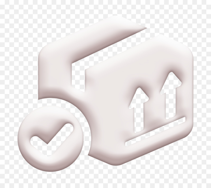 Commerce-Symbol Symbol für das Überprüfungssymbol der gelieferten Box Symbol für die Logistiklieferung - 