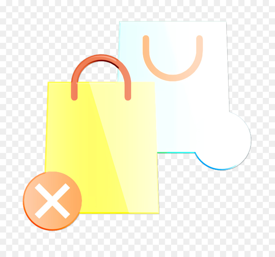 Icona della borsa Icona della borsa della spesa Icona di elementi di shopping e commercio elettronico - 