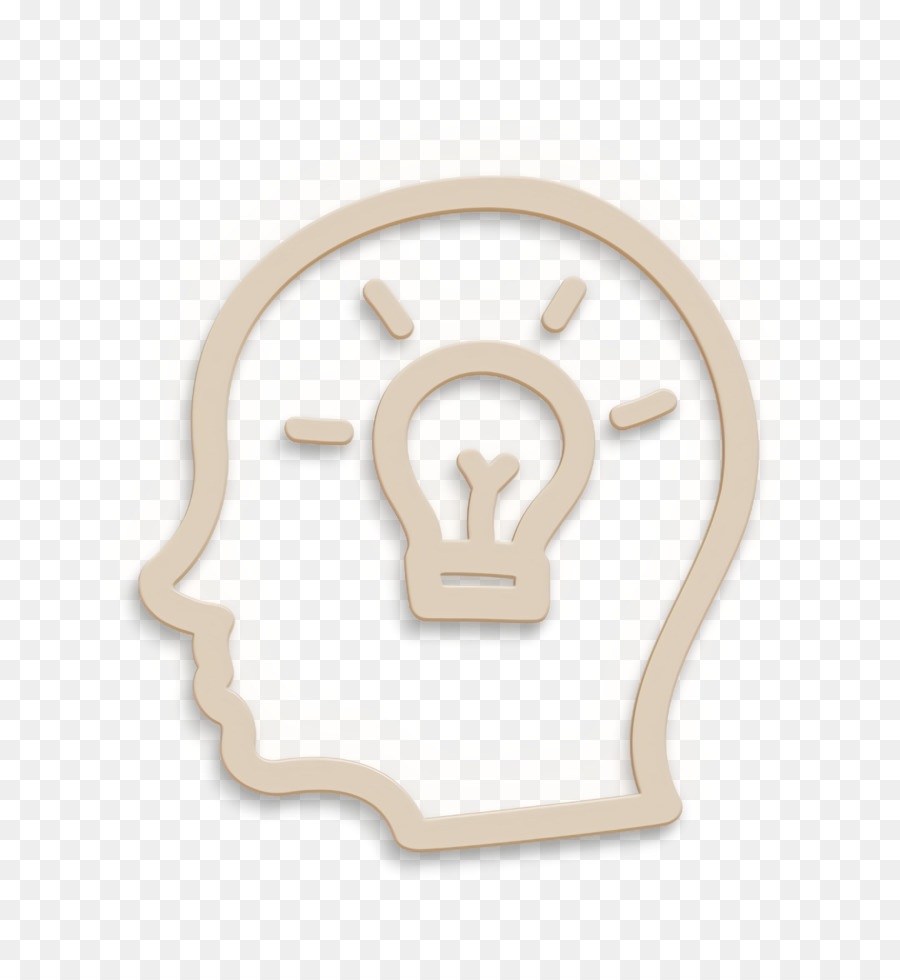 Idea hand drawn symbol of a side head with a lightbulb inside icon icon Hand Drawn icon