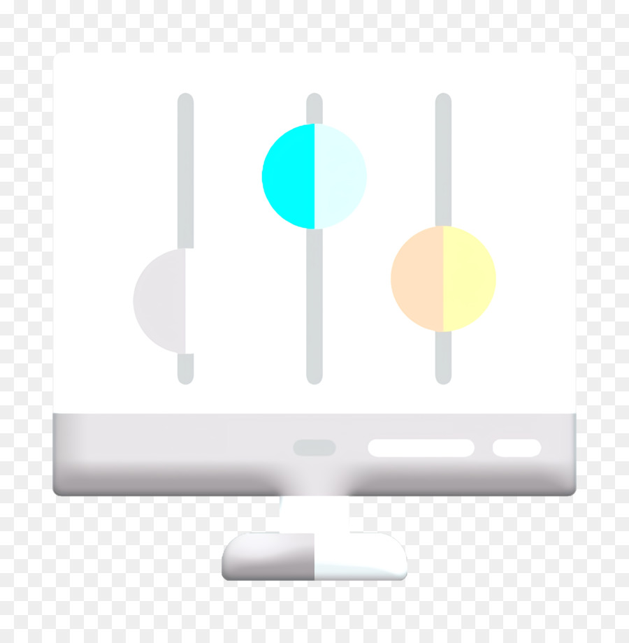 Icona del monitor Icona del computer Web Design icon - 