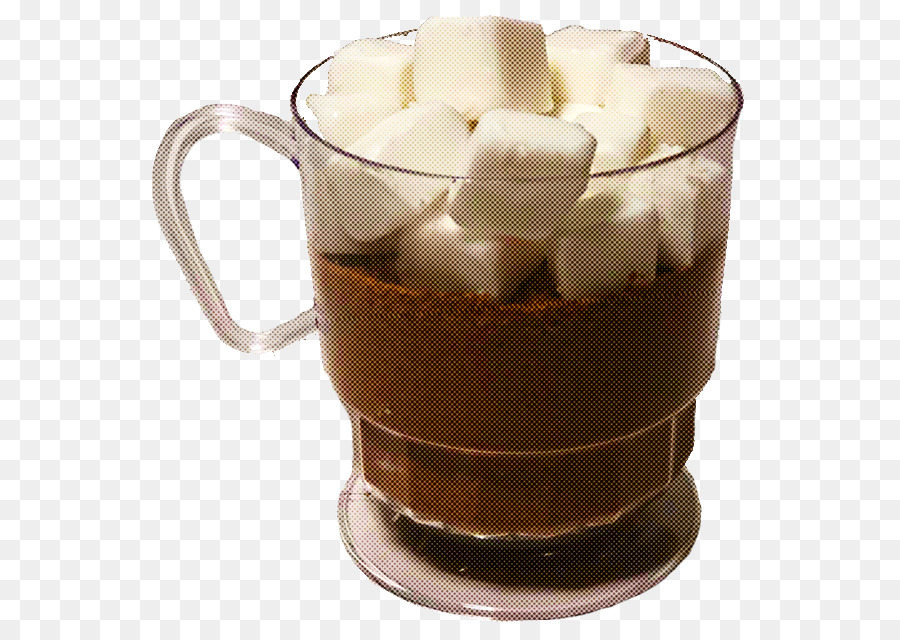heißes Schokoladencaffè Mokka Café au lait Kaffeemilch gefrorenes Dessert - 