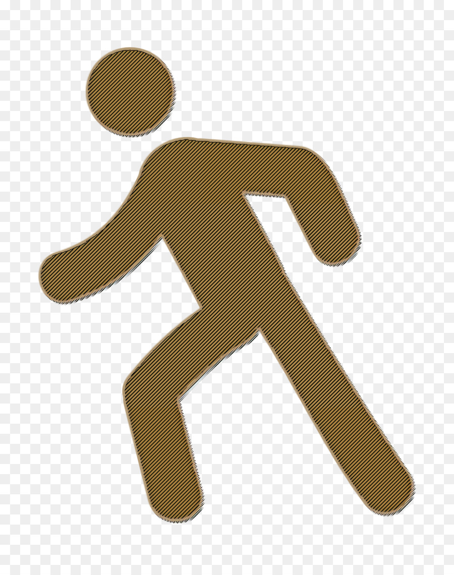 Walk-Symbol Menschen-Symbol Man Walking-Symbol - 