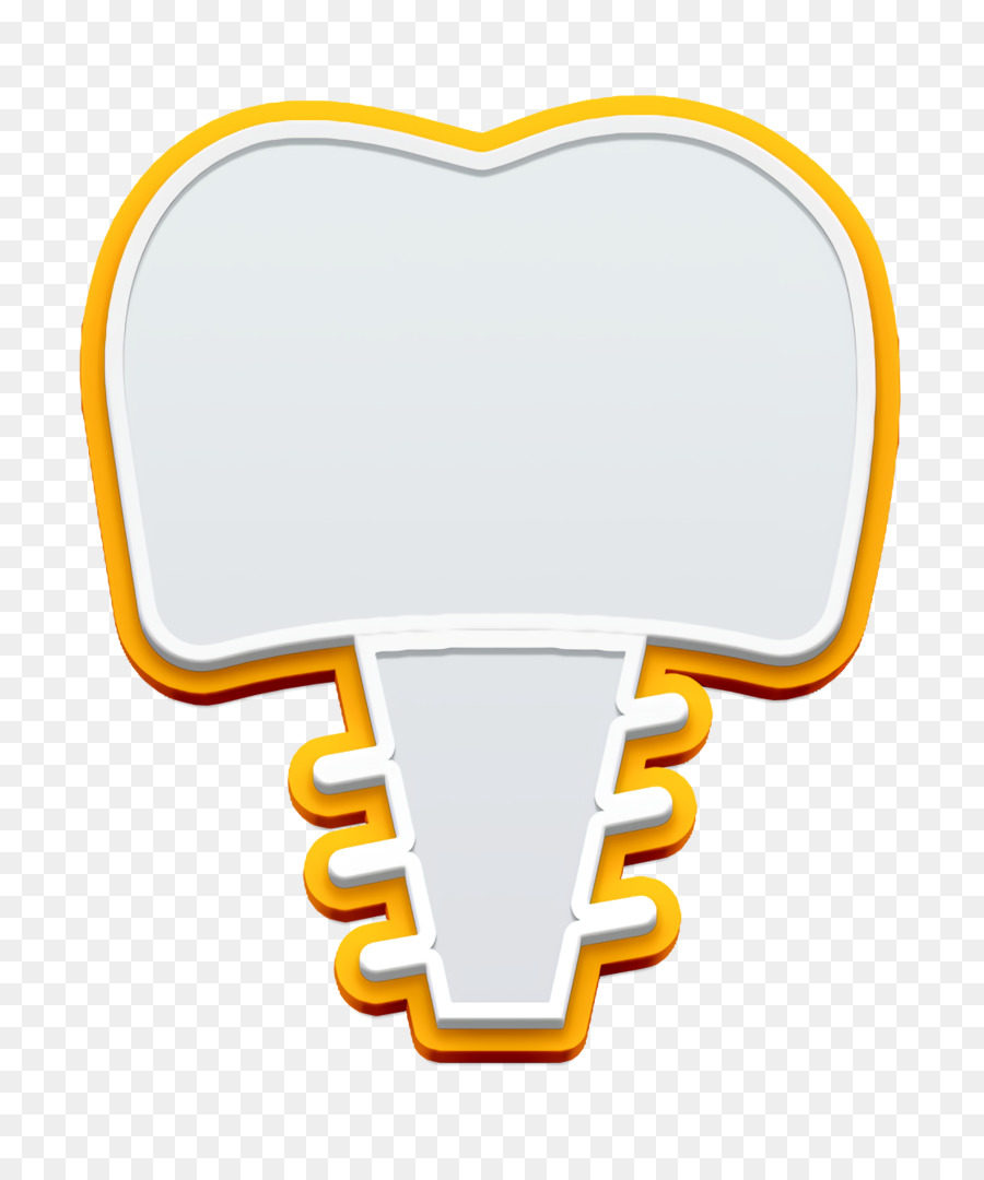 Symbol für medizinische Assets Zahnsymbol Implantatsymbol - 
