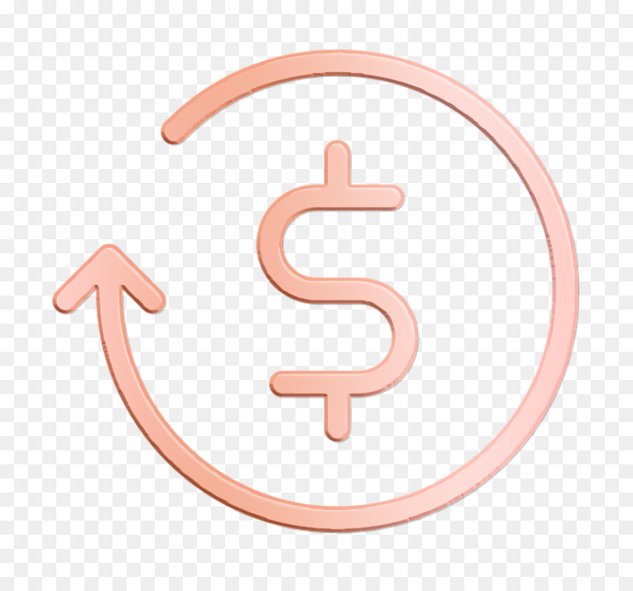 Biểu tượng tiền Thương mại điện tử Đặt biểu tượng biểu tượng mũi tên - 