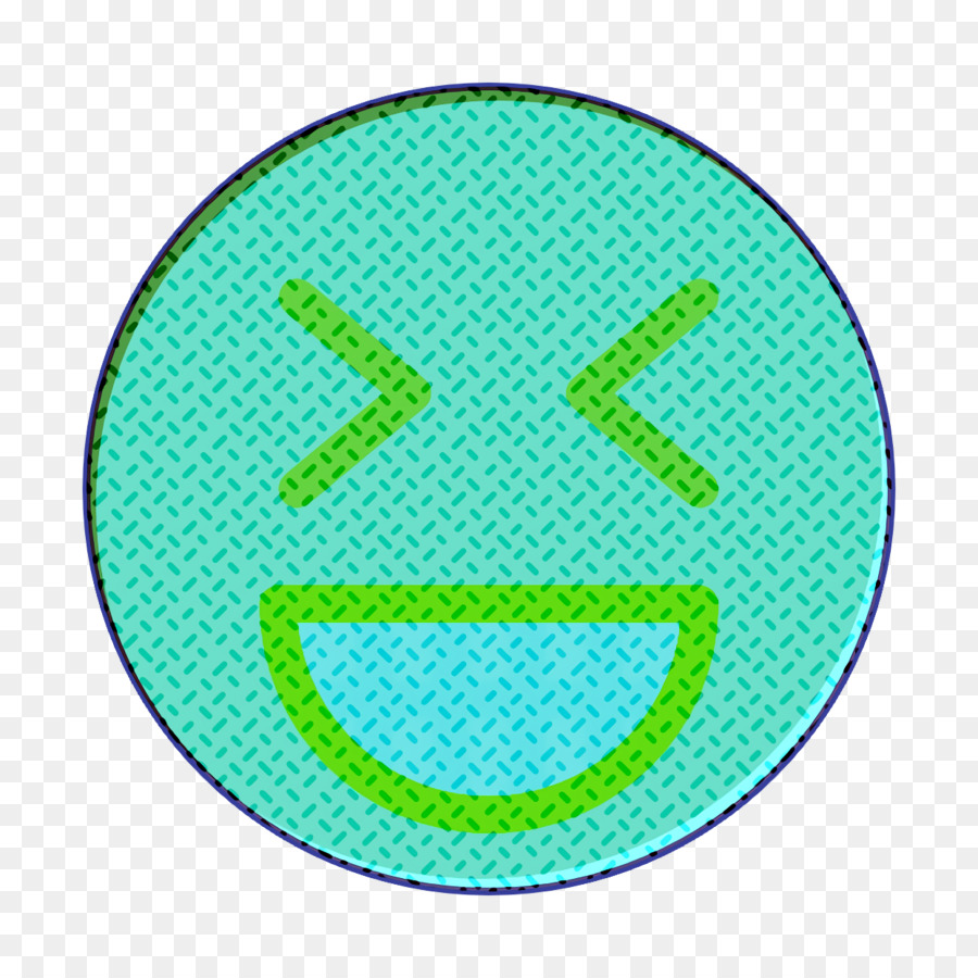 Emoticon Set-Symbol Lach-Symbol Lächeln-Symbol - 