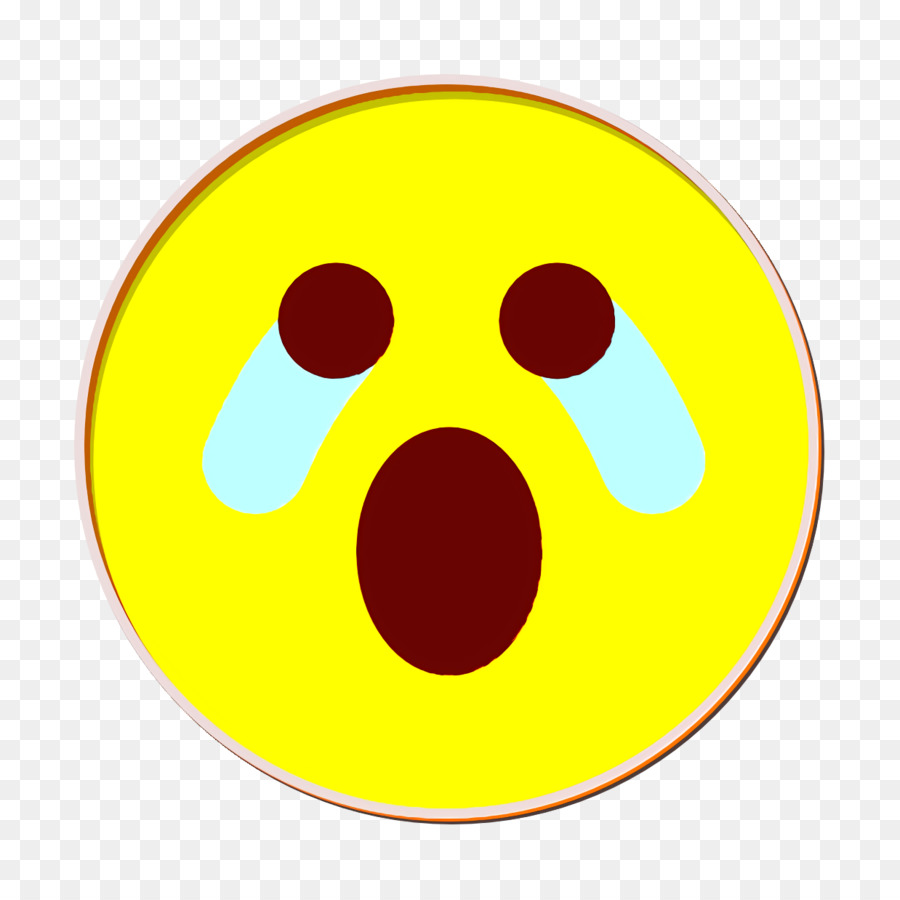 Emoji-Symbol Emoticons-Symbol Weinendes Symbol - 