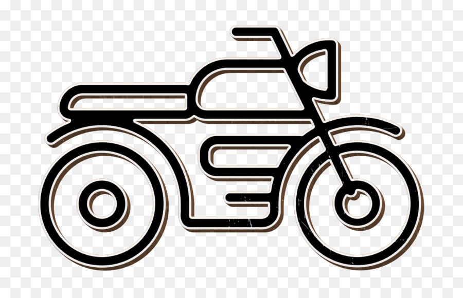 Icona del motociclo Icona del trasporto Icona del motorino - 