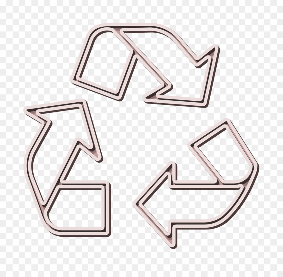 Icona del cestino Icona di ecologia Icona di riciclaggio - 