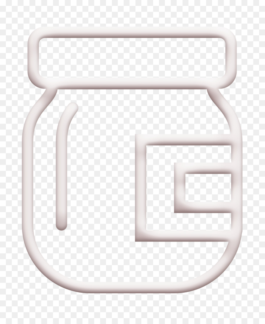 Jar-Symbol Gastronomie-Symbol Butter-Symbol - 