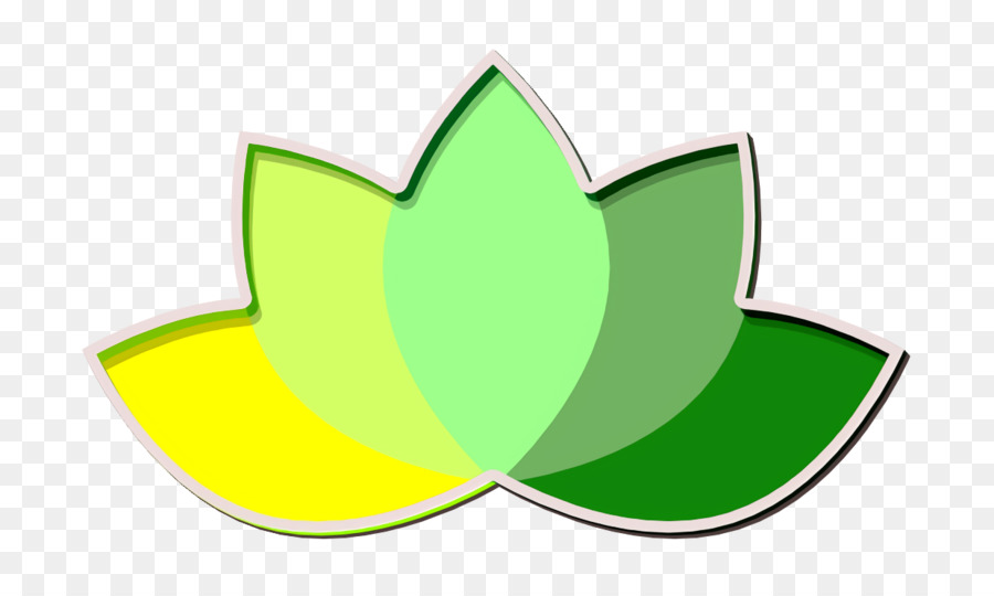 Blattsymbol Pflanzensymbol Wellness & Spa Symbol - 