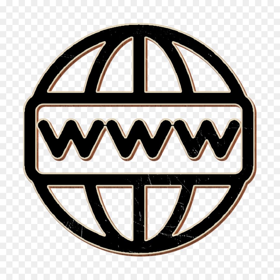Icona di World wide web Icona di Www Icona di sviluppo Web - 