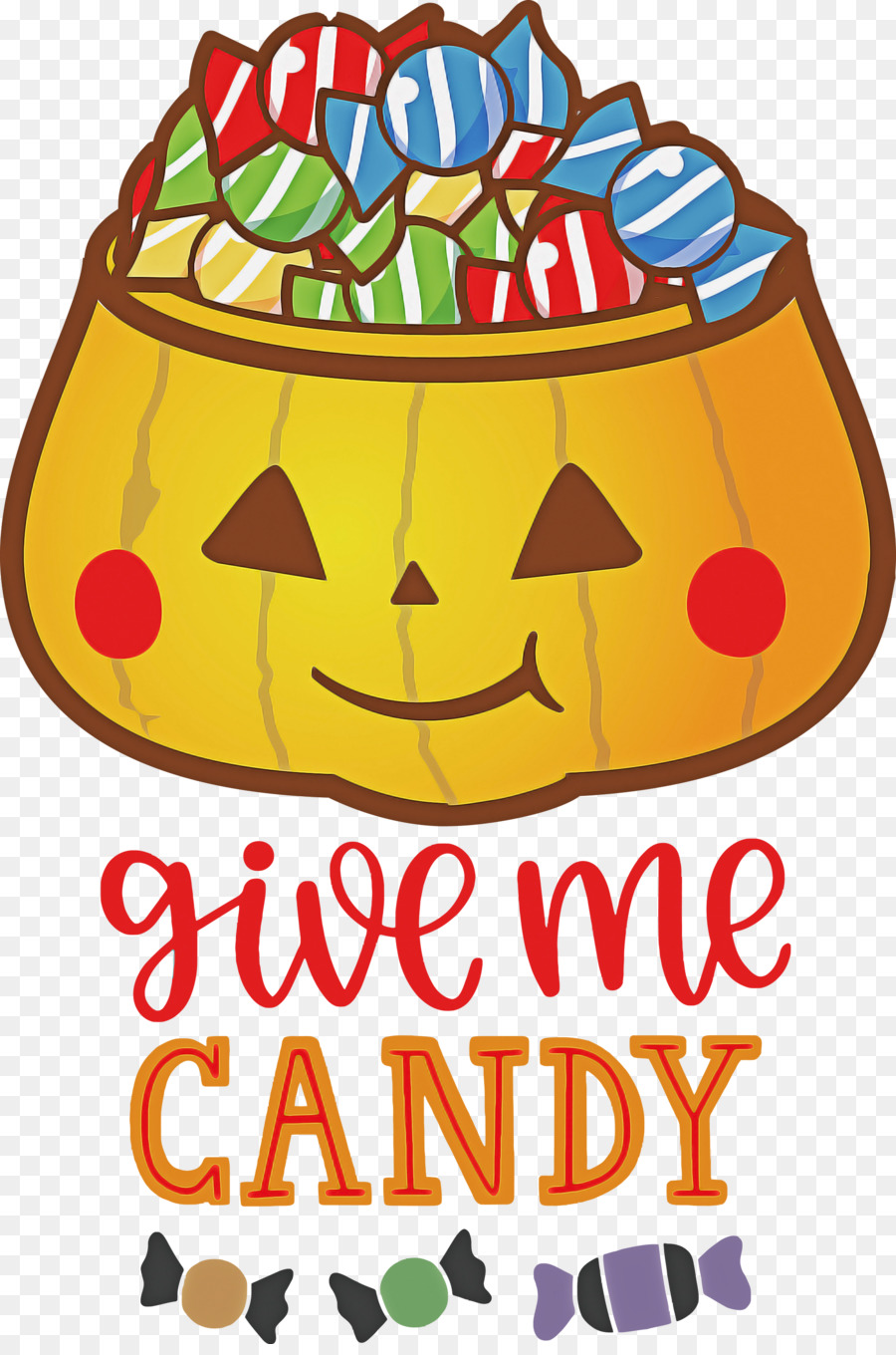 Gib mir Süßigkeiten Süßes oder Saures Halloween - 