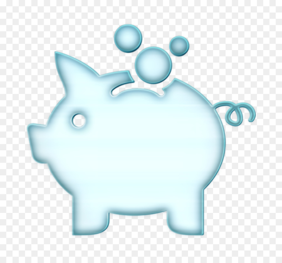 Simbolo dell'interfaccia salvadanaio per l'icona dell'interfaccia dell'icona di economia Icona del maiale - 