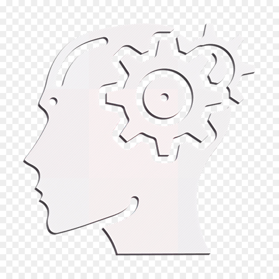 Human mind icon Brain icon Thinking icon