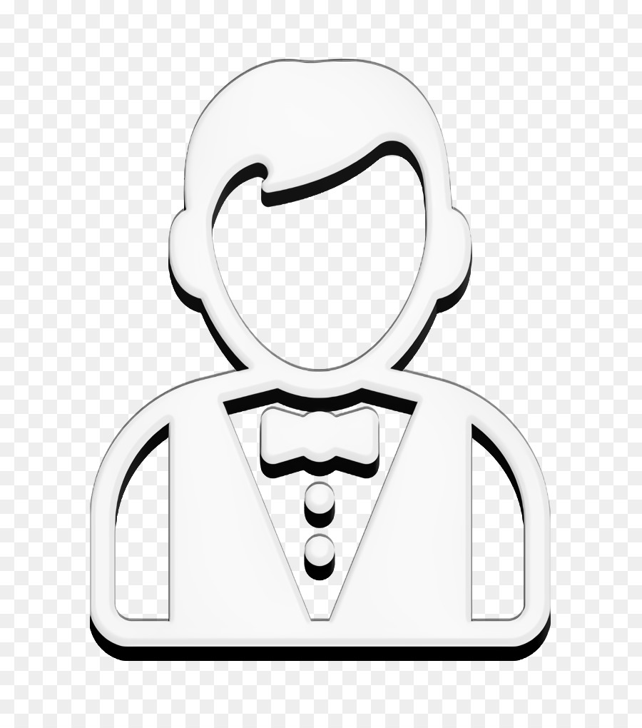 Waiter icon Employees icon Servant outline icon