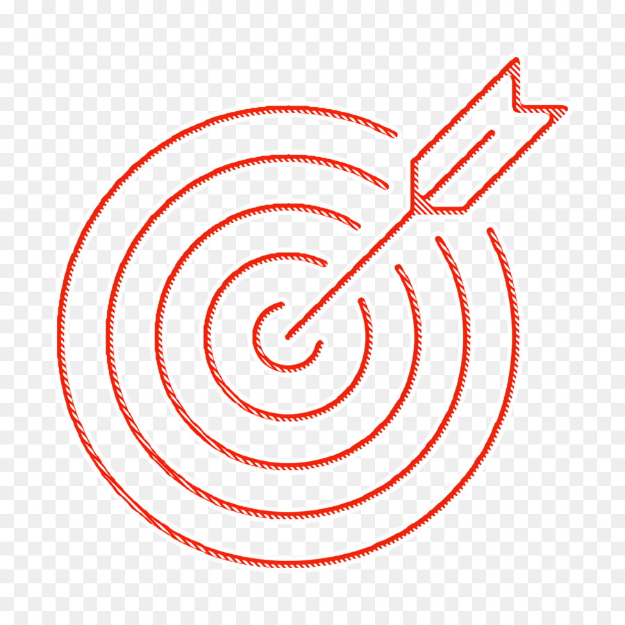 Icona di Bullseye Icona di destinazione Icona di gestione - 