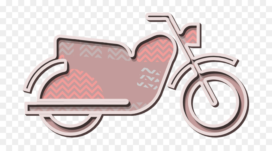 Icona del set di icone di trasporto Icona del motociclo - 