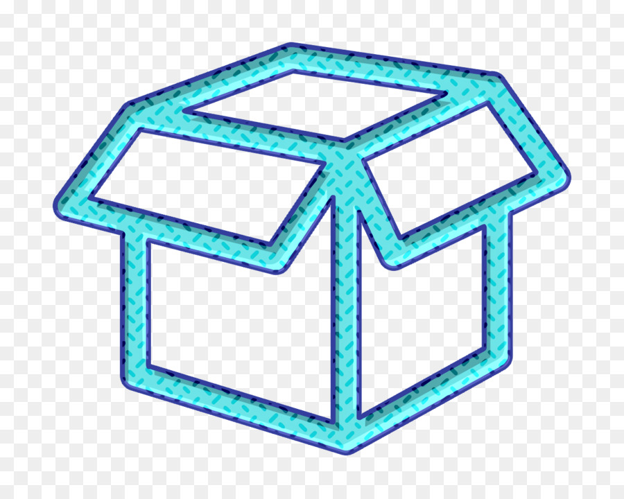 Symbol Leeres Symbol für weiße Box Paketsymbol - 