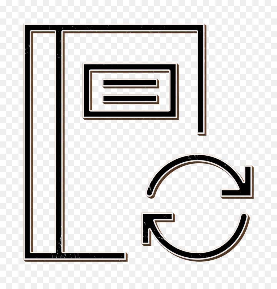 Agenda Symbol Interaktionssatz Symbol Notizbuch Symbol - 