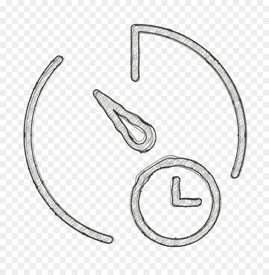 Interaktionsset Symbol Stoppuhr Symbol Timer Symbol - 