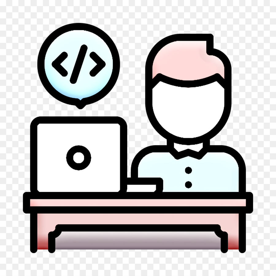 Laptop icon Developer icon Programmer icon