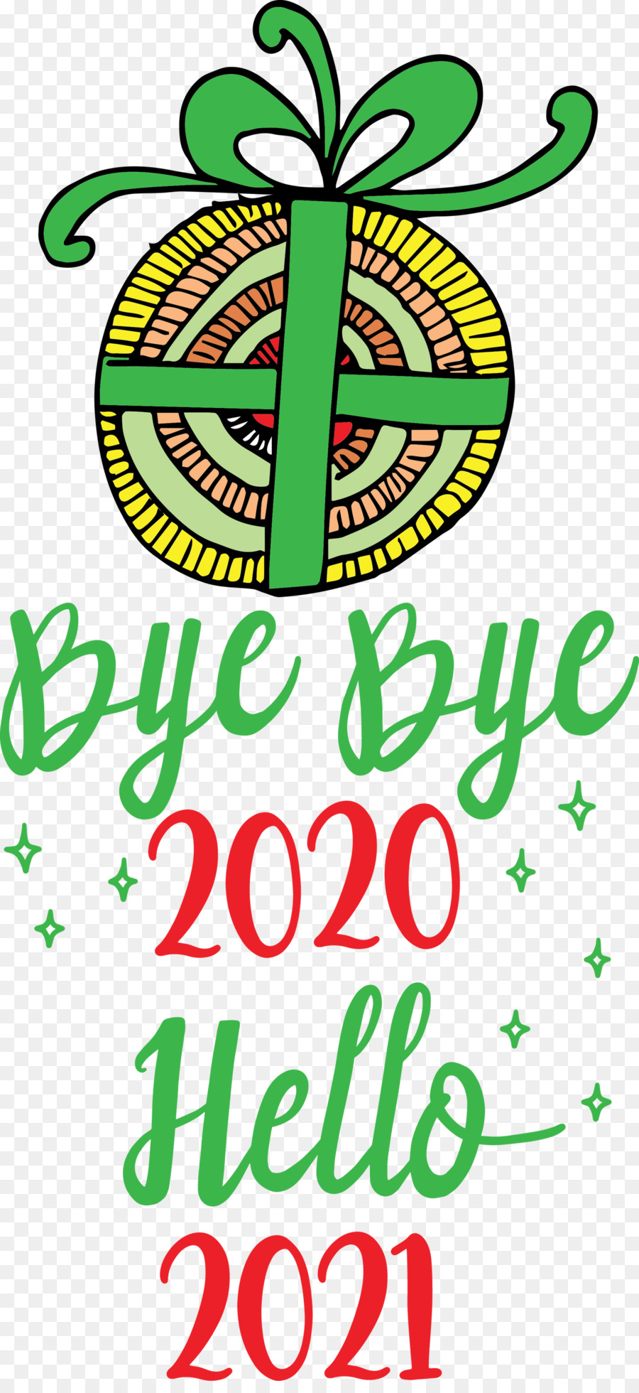 Hallo 2021 Jahr Tschüss 2020 Jahr - 