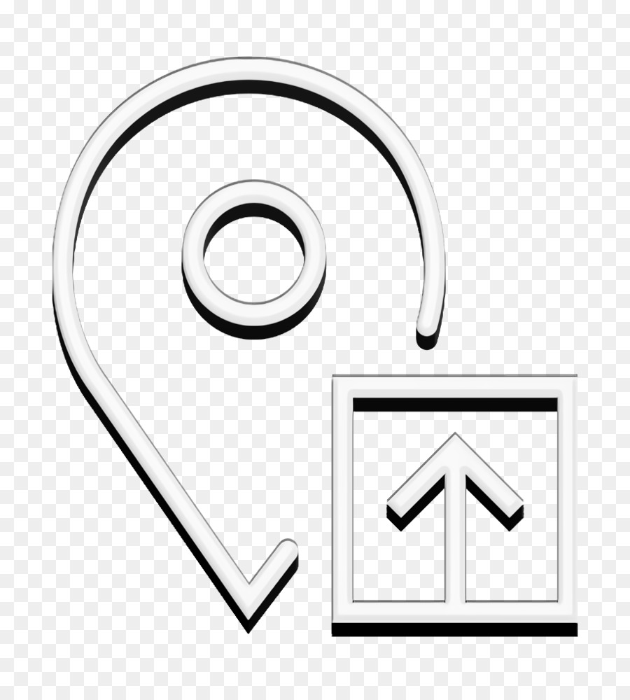 Interaktionssatzsymbol Pin Symbol Platzhaltersymbol - 
