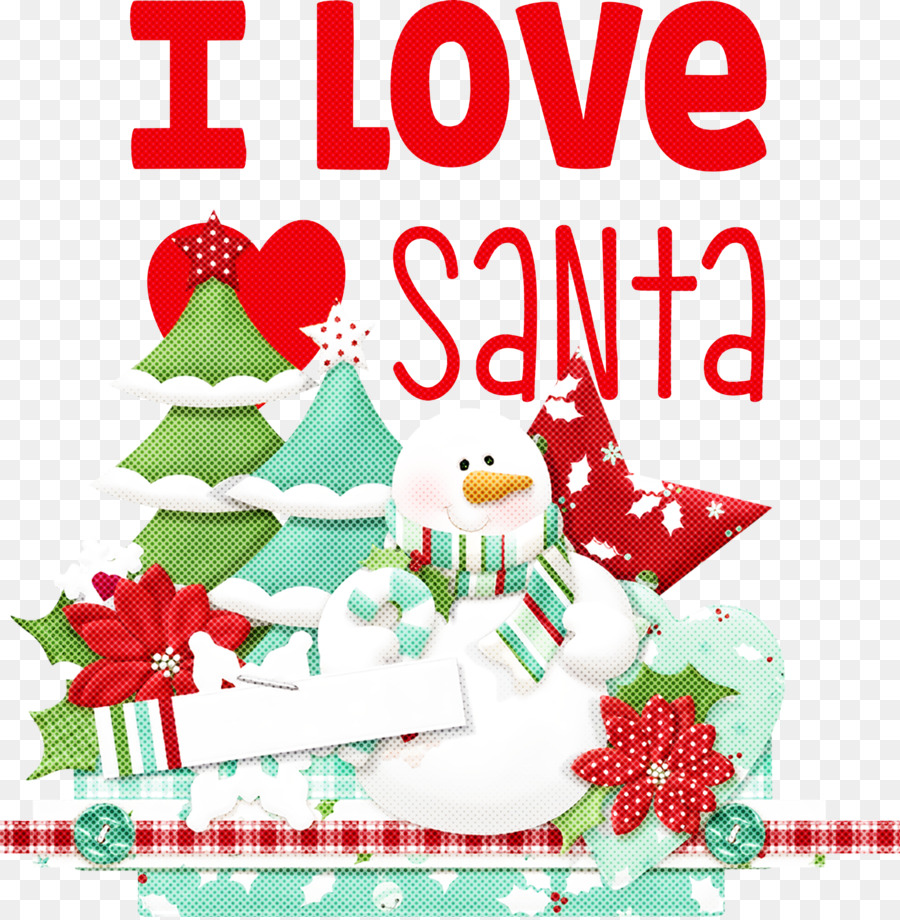 Ich liebe Santa Santa Weihnachten - 