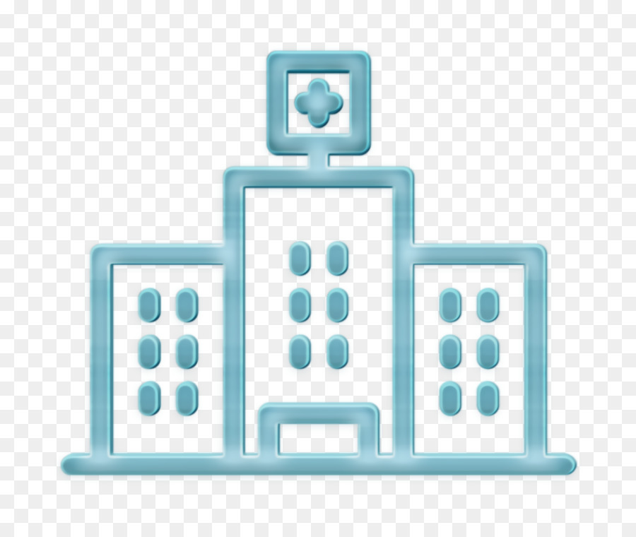 Bệnh viện biểu tượng các yếu tố thành phố biểu tượng tòa nhà - 