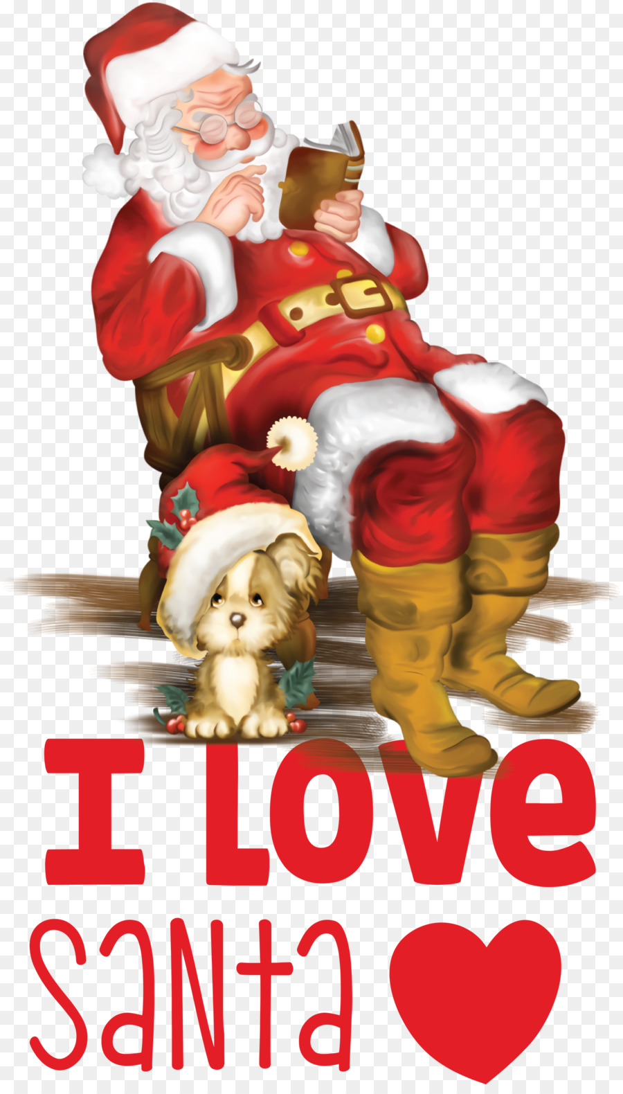I Love Santa Santa Christmas