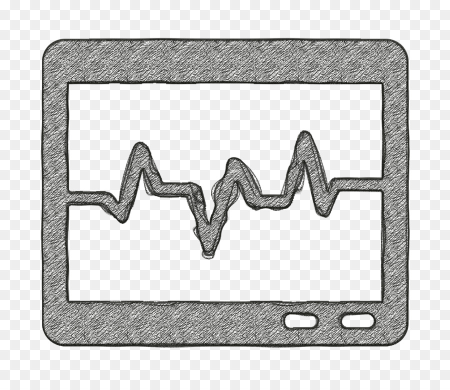 Symbol für medizinische Geräte Symbol für Krankenhaus ICU Monitor-Symbol - 