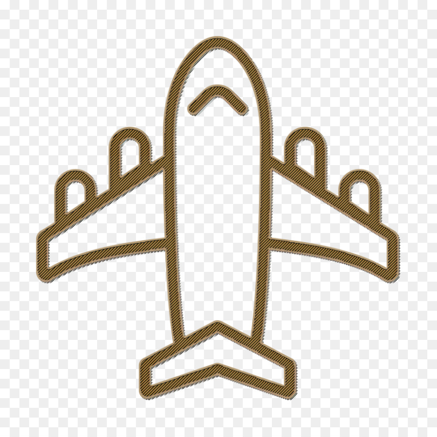 Icona dell'aeroplano Icona dell'aereo Icona di viaggio - 