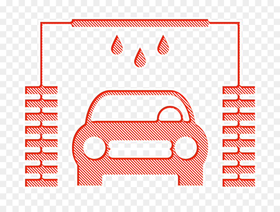 Transportsymbol Symbol für Autowaschmaschine Mechaniker-Symbol - 