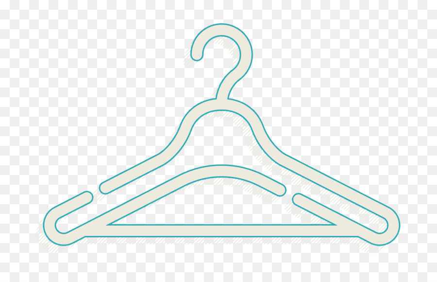 Haushaltswaren-Symbol Kleiderbügel-Symbol - 