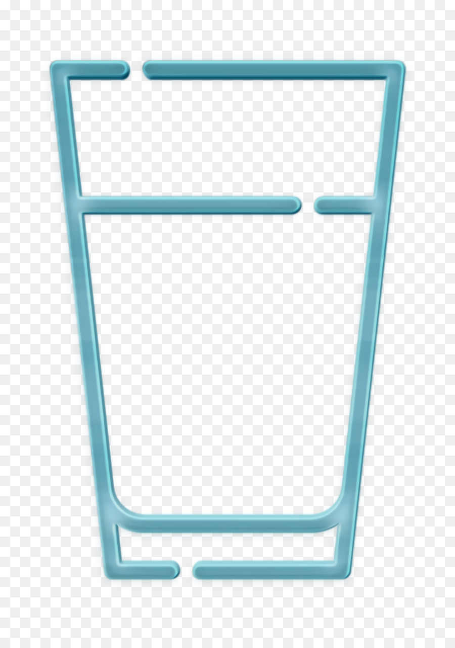 Icona del bicchiere d'acqua Icona di articoli per la casa Icona dell'acqua - 