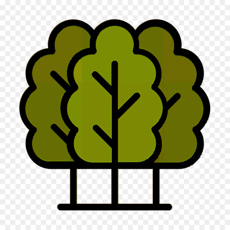 Ökologie-Symbol Wald-Symbol Baum-Symbol - 
