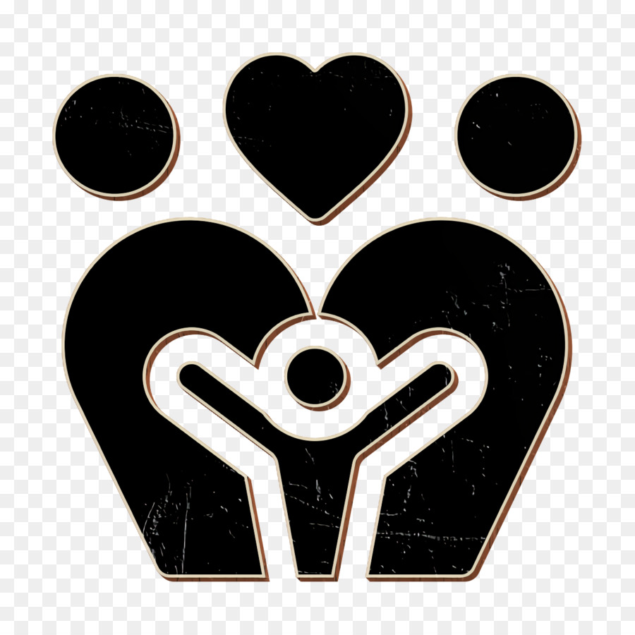 Mutterikone Wohltätigkeitssymbol Familiensymbol - 